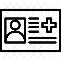 Carte de patient  Icône