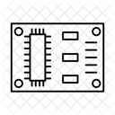 Carte De Circuit Imprime Icône