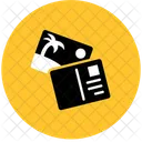 Carte Postale Streamline Kameleon Icon