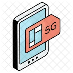 Carte sim 5g  Icône