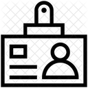 Carte Didentite Gestion Compte Icône