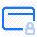 Carte Verrouillee Carte Protegee Securite De La Carte ATM Icône