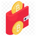 Carteira Bitcoin Carteira De Criptomoeda Criptografia Ícone