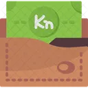 Carteira Croata Croacia Ha Ícone