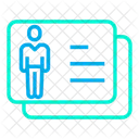 Cartao Identificacao Prova Ícone