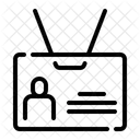 Carteira De Identidade Jornalista Passe Icon