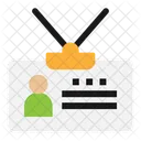 Bilhete De Identidade Cartao Identificacao Ícone