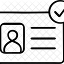 Icone Carteira De Motorista Licenca Ícone