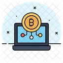 Digital Carteira Bitcoin Ícone