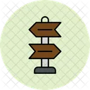 Cartel Fingerpost Guia Icon