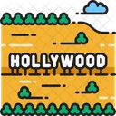 Signo De Hollywood California Hollywood Icono