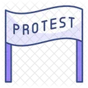 Signo de protesta  Icono