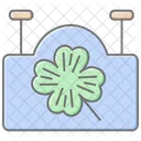Icono De Color Lineal Signo De Pubs Irlandeses Icono