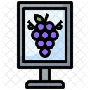 Cartel de vino  Icono