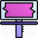 Cartelera Con Fallos Anuncio Anuncio Icono