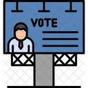 Cartelera de votación  Icono