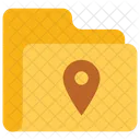 Pin Cartella Dati Icon