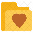 Preferiti Cartella Cuore Icon