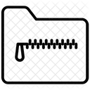 Cartella Zippata Compressione Dei Dati Compressione Dei File Icon