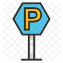 Segno di parcheggio auto  Icon