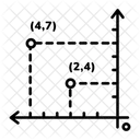 Cartesian Coordinate  Icon