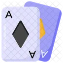 Poquer Cartas De Cassino Cartas De Jogar Ícone