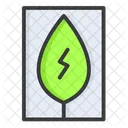 Cartoes De Energia Verde Energia Renovavel Energia Sustentavel Ícone