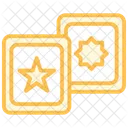 Flashcards Duotone Line Icone Icon