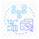 Utilisateur Parcours Cartographie Icône