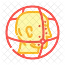 Cartographie faciale  Icône