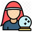 Cartomante Magia Adivinhacao Ícone