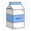 Carton De Leche Leche Carton Icono