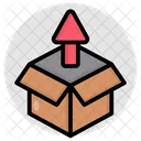 Carton Unpacking Parcel Icon