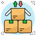 Cartons Packages Parcel Transfer Icon