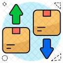 Cartons Packages Parcel Transfer Icon