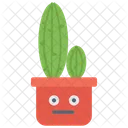 Cartoon Cactus Armatocereus Polygonus Cactus Plant Icon