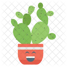Cartoon Cactus  Icon