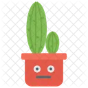 Cartoon Cactus Armatocereus Polygonus Cactus Plant Icon