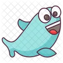 Cartoon Fish  Icon
