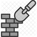Cartoon Hand House Icon
