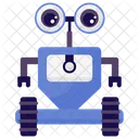 Cartoon Robot  Icon