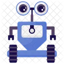 Cartoon Robot  Icon