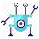 Cartoon-Roboter  Symbol