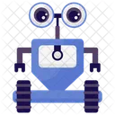 Cartoon-Roboter  Symbol