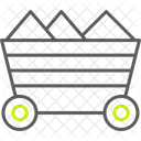Carvao Mina Mineracao Ícone