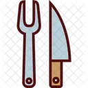 Carving Fork and Knife  Icon