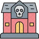 Casa Abandonada Casa De Halloween Casa Assombrada Ícone