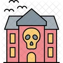 Casa Abandonada Casa De Halloween Casa Assombrada Ícone