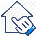 Casa Clic Elegir Hacer Clic Icono