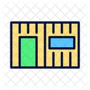 Casa contenedor  Icono